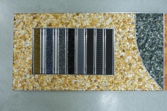 Natursteinspachtel mit Abstreifer-Variationen