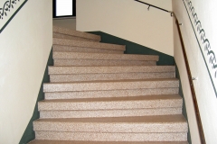 Chipsbeschichtung - Treppe gewendelt